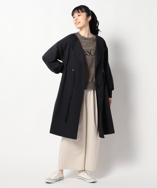 Grand PARK（グランドパーク）の「ケミカルウォッシュ　ロゴベスト（ニット/セーター・レディース・チャコールグレー/ライトブルー/モカ・FREE）」の6枚目の写真