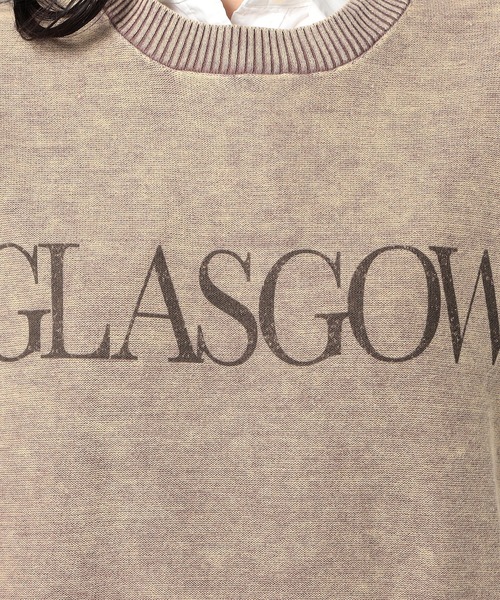 Grand PARK（グランドパーク）の「ケミカルウォッシュ　ロゴベスト（ニット/セーター・レディース・チャコールグレー/ライトブルー/モカ・FREE）」の14枚目の写真