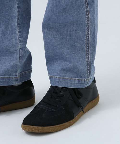 BAYFLOW（ベイフロー）の「[穿き心地抜群]ソフトデニムテーパードペインターパンツ[ストレッチ・軽量]（デニムパンツ・メンズ・アクア/ライトブルー・SMALL/MEDIUM/LARGE）」の9枚目の写真