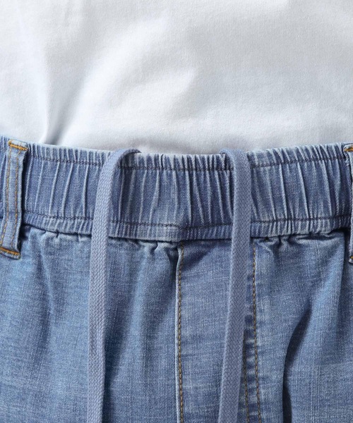 BAYFLOW（ベイフロー）の「[穿き心地抜群]ソフトデニムテーパードペインターパンツ[ストレッチ・軽量]（デニムパンツ・メンズ・アクア/ライトブルー・SMALL/MEDIUM/LARGE）」の10枚目の写真