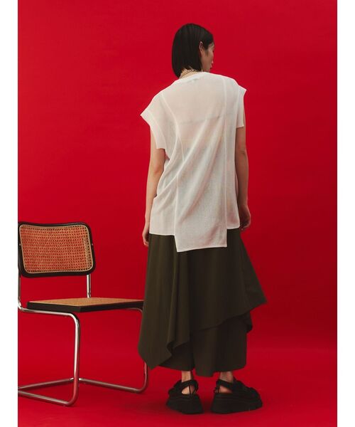 値下 UN3D TYPEWRITER ASYMME LAYERED PT TYPEWRITER ASYMME LAYERED PT / タイプライターアシメレイヤード