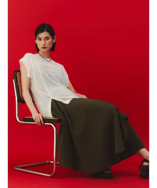 TYPEWRITER ASYMME LAYERED PT / タイプライターアシメ
