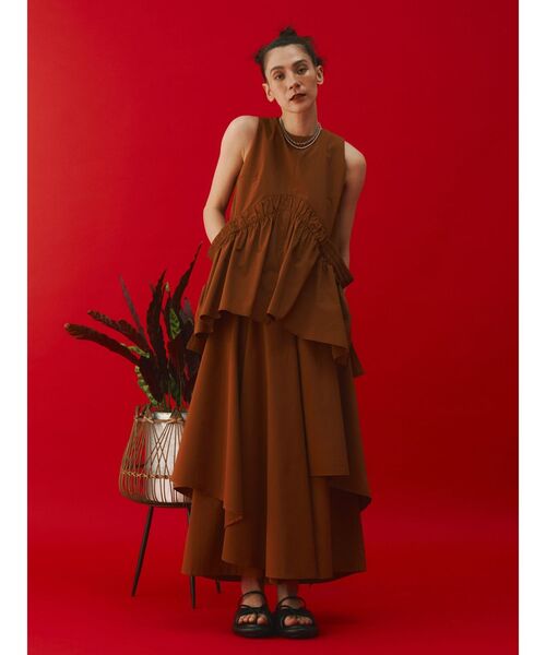 TYPEWRITER ASYMME LAYERED PT / タイプライターアシメレイヤード