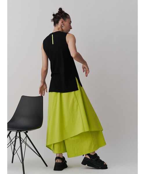 UN3D. パンツ TYPEWRITER ASYMME LAYERED PT / タイプライター