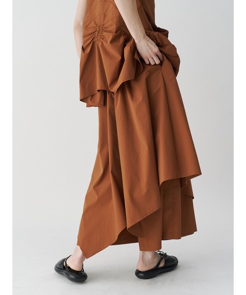 UN3D.(アンスリード)の「TYPEWRITER ASYMME LAYERED PT / タイプライターアシメレイヤードパンツ(その他パンツ・レディース・ブルー/ブラック/カーキ/イエロー/キャメル・36/38)」の15枚目の写真