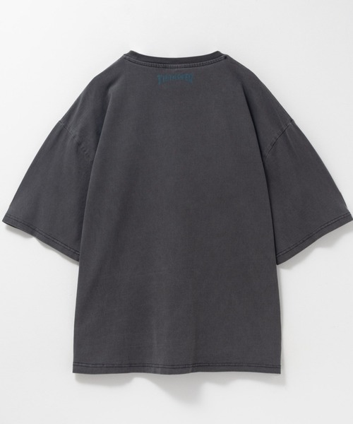 THRASHER（スラッシャー）の「THRASHER GAME LOGO S/S PIGMENT TEE /スラッシャーゲームロゴショートスリーブピグメントTシャツ（Tシャツ/カットソー・メンズ・ブルー/ブラック系2/ブラック/ブラウン/ピンク/ブラック系3/ブラック系1・L/M）」の21枚目の写真