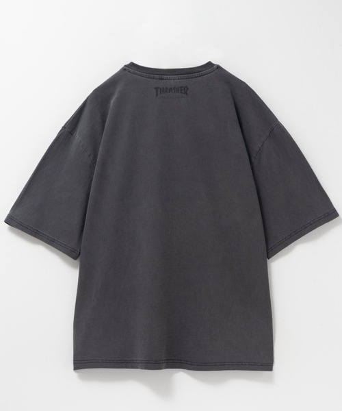 THRASHER（スラッシャー）の「THRASHER GAME LOGO S/S PIGMENT TEE /スラッシャーゲームロゴショートスリーブピグメントTシャツ（Tシャツ/カットソー・メンズ・ブルー/ブラック系2/ブラック/ブラウン/ピンク/ブラック系3/ブラック系1・L/M）」の17枚目の写真