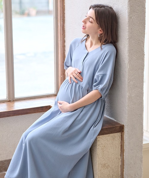 [新品]WACOALワコールマタニティ　ワンピース　授乳可能　プレゼント　妊婦 マタニティーワンピース ワコール