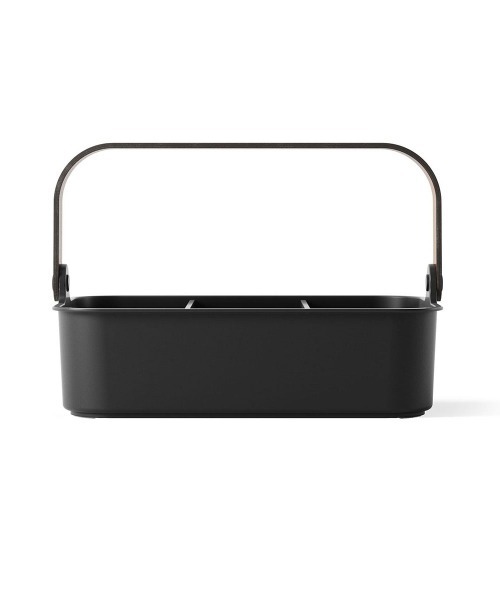 entre square（アントレスクエアー）の「UMBRA/ベルウッド スタッカブルビン スパイスラック コスメボックス 35x26cm ブラック/ウォルナット（キッチン収納・レディース・ブラック・ONE SIZE）」の6枚目の写真