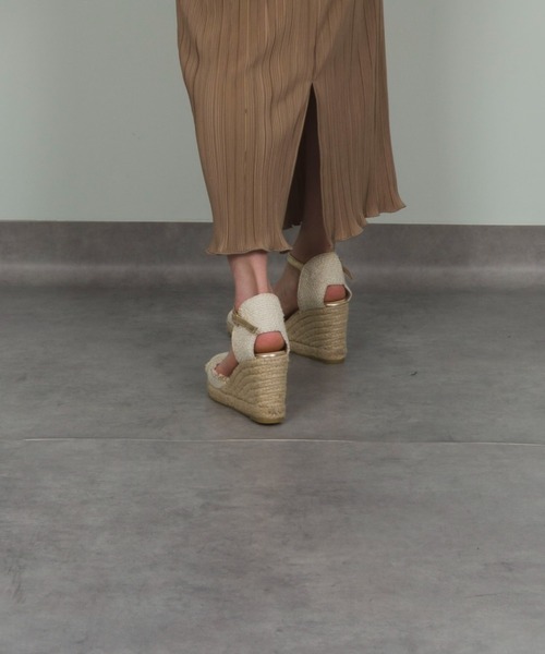 GAIMO(ガイモ)の「【GAIMO/ガイモ】エスパドリーユ ウェッジサンダル(サンダル・レディース・ホワイト/ベージュ・36/37/38/39)」の11枚目の写真