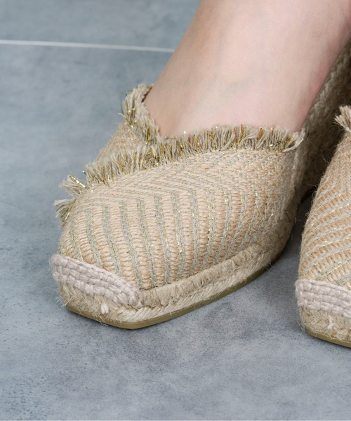 GAIMO(ガイモ)の「【GAIMO/ガイモ】エスパドリーユ ウェッジサンダル(サンダル・レディース・ホワイト/ベージュ・36/37/38/39)」の22枚目の写真