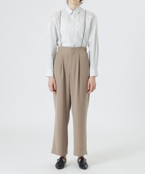 LOVELESS(ラブレス)の「サスペンダーパンツ(スラックス・レディース・ベージュ系その他/ブラック・36/34)」の6枚目の写真