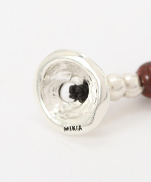 ミキア  mikia   ネックレス  ストーン MIKIAミキア 4mm stone double wrap ネックレス - メルカリ