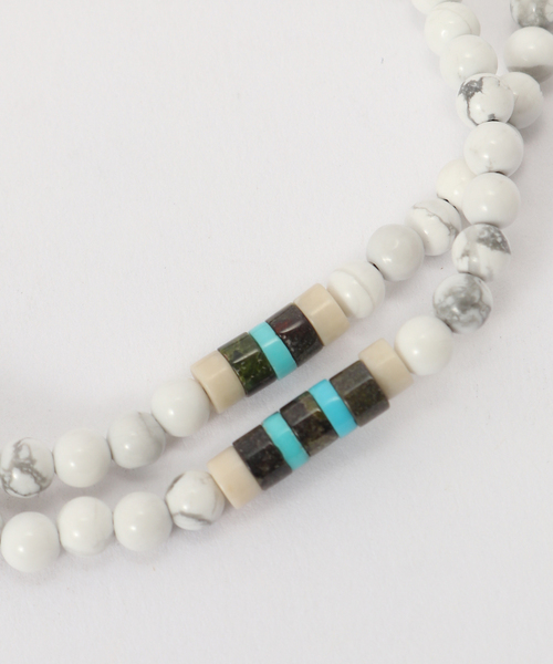 セール】MIKIA/ミキア 4mm stone double wrap ブレスレット