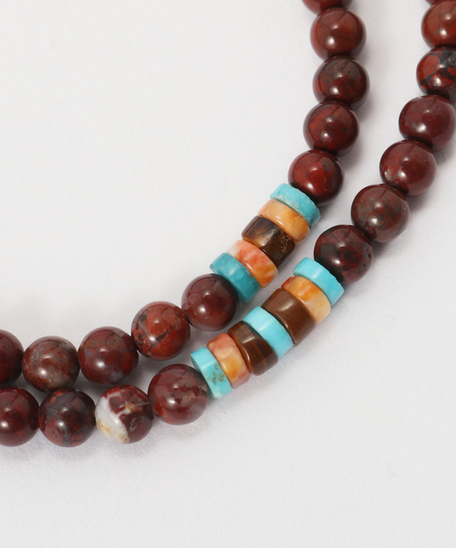 セール】MIKIA/ミキア 4mm stone double wrap ブレスレット