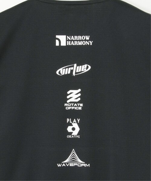 NO NEED(ノーニード)の「カットメッシュプリントVネックTシャツ(Tシャツ/カットソー・メンズ・ホワイト/ブラック/グレー・L/M)」の7枚目の写真