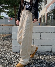 レディースのパンツ(ホワイト/白色系・コーデュロイ)ファッション レディースのパンツ(ホワイト/白色系・コーデュロイ)ファッション