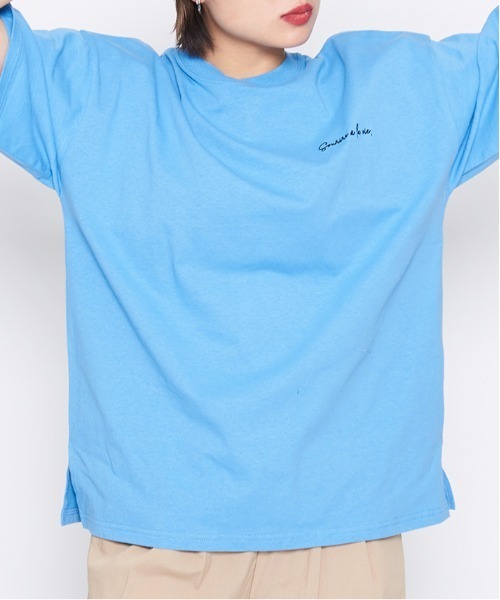 spiritoso（スピリトーゾ）の「【spiritoso】Sun Town Tシャツ（Tシャツ/カットソー・レディース・ホワイト/ブルー系/ラベンダー・FREE）」の16枚目の写真