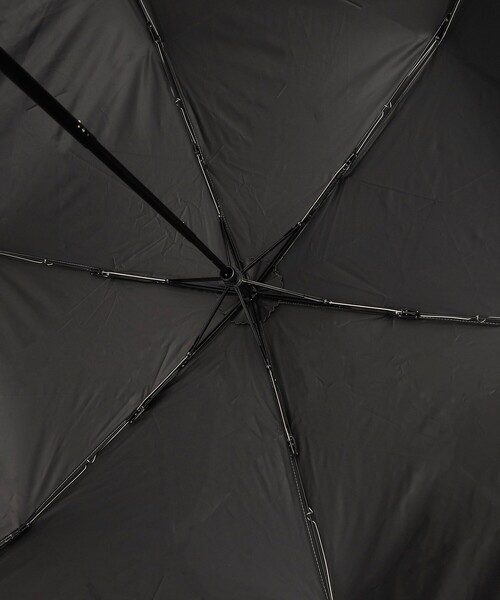 Afternoon Tea（アフタヌーンティー）の「【UVカット率・遮光率100%生地使用】スカラップリボン刺繍晴雨兼用折りたたみ傘 日傘（折りたたみ傘・レディース・ネイビー/ブルー/オフホワイト・ONE SIZE）」の9枚目の写真