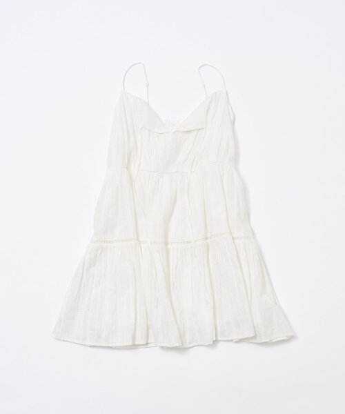 mline（エムライン）の「[mline]コットンレースキャミワンピース（ワンピース・レディース・ブラック/オフホワイト・FREE）」の20枚目の写真