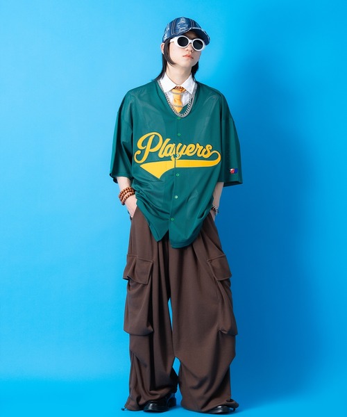 a.p.o.v.(エーピーオービー)の「a.p.o.v. スーパーワイドドレープニープリーツスウェットカーゴパンツ(カーゴパンツ・メンズ・ブラック/ブラウン/グレー・ONESIZE)」の10枚目の写真