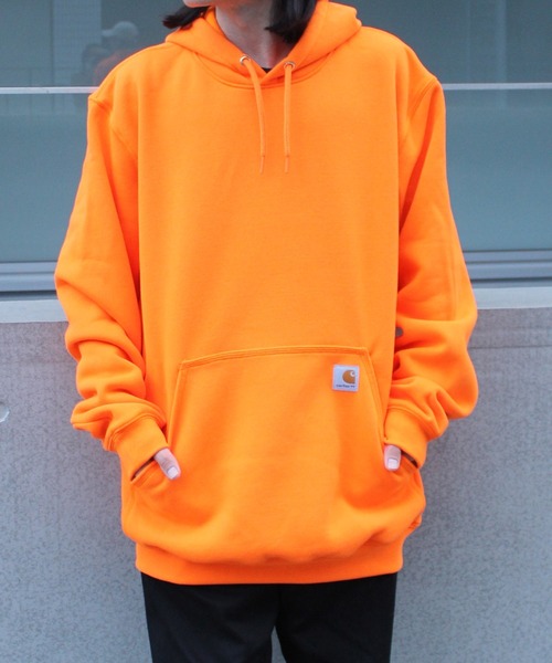 Carhartt(カーハート)の「《carhartt》カーハート プルオーバーパーカー ブランドロゴ ビッグシルエットパーカー K121(パーカー・メンズ・ブラック/グレー・L/XXL/S/M/XL)」の18枚目の写真