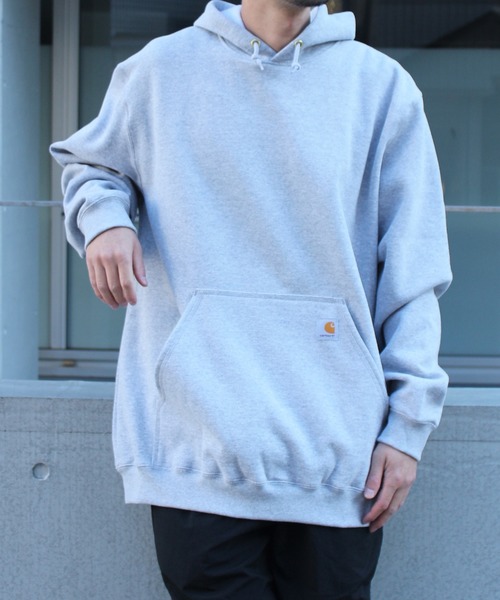 Carhartt(カーハート)の「《carhartt》カーハート プルオーバーパーカー ブランドロゴ ビッグシルエットパーカー K121(パーカー・メンズ・ブラック/グレー・L/XXL/S/M/XL)」の14枚目の写真