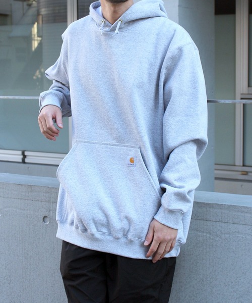 Carhartt(カーハート)の「《carhartt》カーハート プルオーバーパーカー ブランドロゴ ビッグシルエットパーカー K121(パーカー・メンズ・ブラック/グレー・L/XXL/S/M/XL)」の15枚目の写真