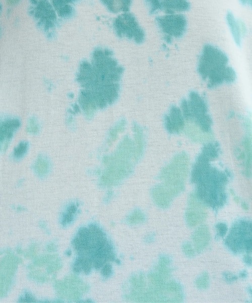 ROXY(ロキシー)の「SUMMER DREAMS /ロキシーバックプリントタイダイ柄半袖Tシャツ(Tシャツ/カットソー・レディース・オレンジ/ミント/ブルー・LARGE/MEDIUM/SMALL)」の9枚目の写真