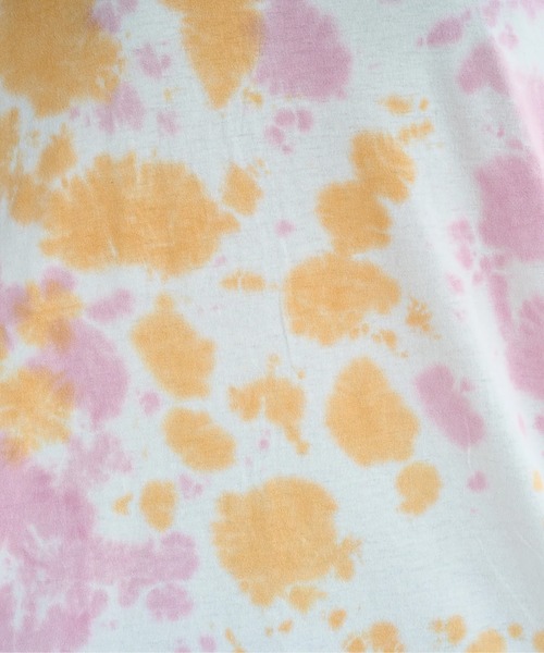 ROXY(ロキシー)の「SUMMER DREAMS /ロキシーバックプリントタイダイ柄半袖Tシャツ(Tシャツ/カットソー・レディース・オレンジ/ミント/ブルー・LARGE/MEDIUM/SMALL)」の10枚目の写真