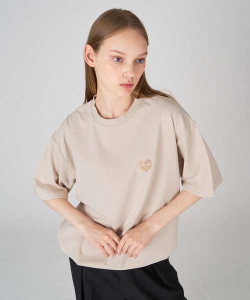 ONCILY（オンシェリー）の「ASSORT DRAW CODE T-SHIRT / アソートドローコードTシャツ（Tシャツ/カットソー・メンズ・ネイビー/ホワイト系4/オフホワイト/ホワイト系3/ブラック系その他/ブラック系その他3/グレー/ネイビー系/ホワイト系1/ホワイト系2/ブラック/ブラック系その他2/ホワイト系/イエロー/ピンク/ブルー/トップグレー/ホワイト系5/アイボリー/ライトホワイト/ブルー系その他/チャコールグレー/ナチュラル・SMALL/MEDIUM/LARGE）」の4枚目の写真