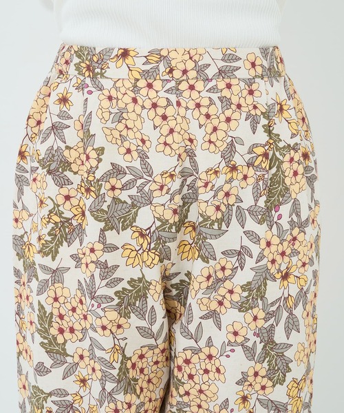 collex（コレックス）の「ボタニカルプリントパンツ（その他パンツ・レディース・イエロー/ネイビー・フリー）」の18枚目の写真