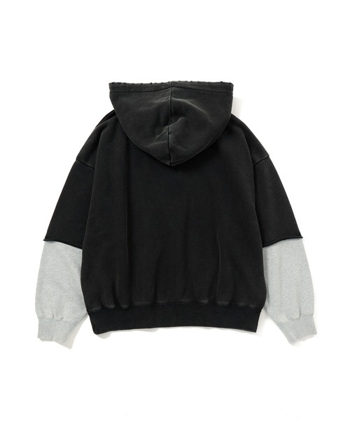 パーカー・フーディ NOT4NERD My Little Sister Pullover Hood Ivory HD042IV セール】/Little Sunny Bite/fake layered hoodie(パーカー
