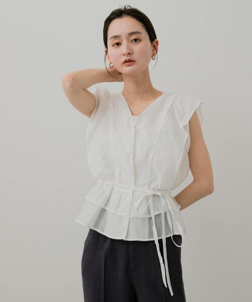 セール】フリルフレンチブラウス（シャツ/ブラウス）｜SENSE OF PLACE