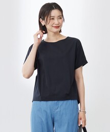 J.PRESS（ジェイプレス）の「【WEB限定カラーあり・洗える】コットンスムース フレンチスリーブ カットソー（Tシャツ/カットソー）」