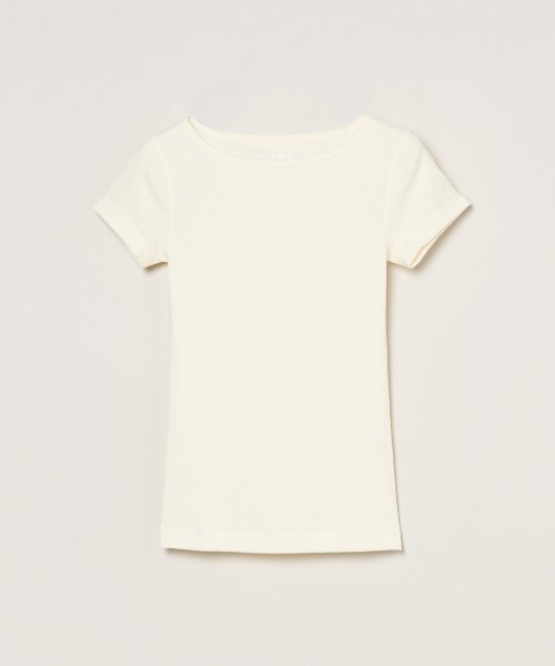 three dots 白　カットソー アレックス（Tシャツ/カットソー）｜three dots（スリードッツ