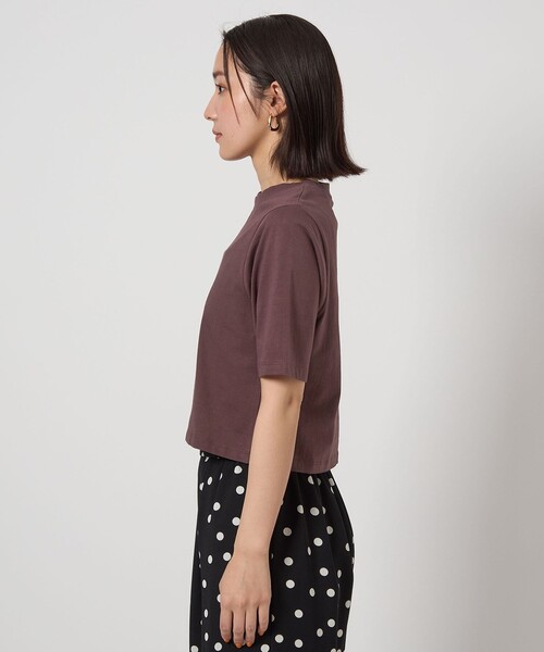 WEB限定】＜at ease＞クロップド ショートスリーブ Tシャツ（T