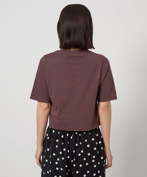 WEB限定】＜at ease＞クロップド ショートスリーブ Tシャツ（T
