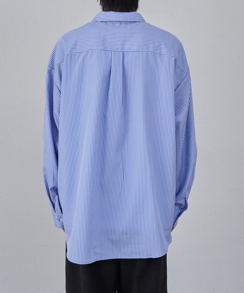 COLONY 2139（コロニートゥーワンスリーナイン）の「LAID刺繍長袖シャツ（シャツ/ブラウス・メンズ・サックスブルー/スカイブルー/ブラック/ブラウン・MEDIUM/LARGE）」の22枚目の写真