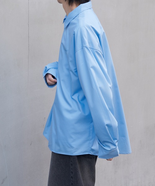 COLONY 2139（コロニートゥーワンスリーナイン）の「LAID刺繍長袖シャツ（シャツ/ブラウス・メンズ・サックスブルー/スカイブルー/ブラック/ブラウン・MEDIUM/LARGE）」の10枚目の写真