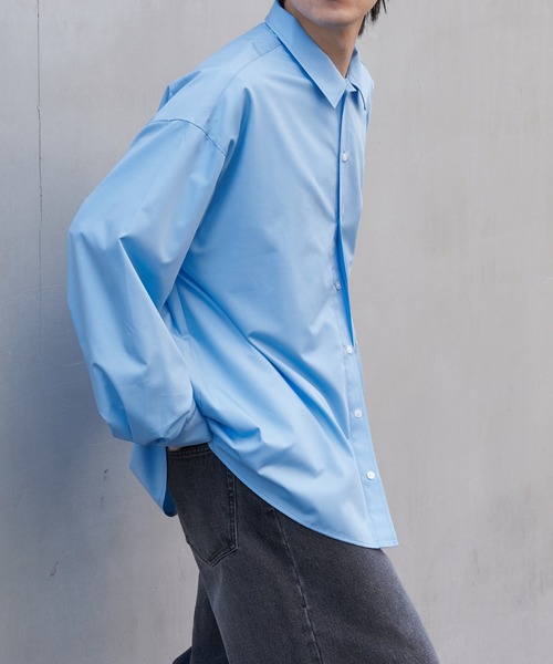 COLONY 2139（コロニートゥーワンスリーナイン）の「LAID刺繍長袖シャツ（シャツ/ブラウス・メンズ・サックスブルー/スカイブルー/ブラック/ブラウン・MEDIUM/LARGE）」の12枚目の写真