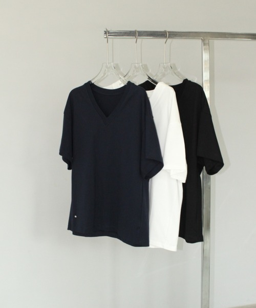 かののん LONSLAN】VネックオーバーTシャツ-ファッション通販サイト