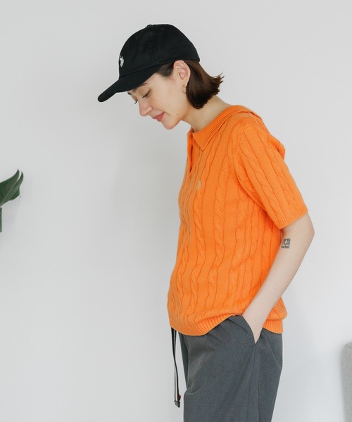 U.S. POLO ASSN./ユーエスポロアッスン ケーブルポロニット