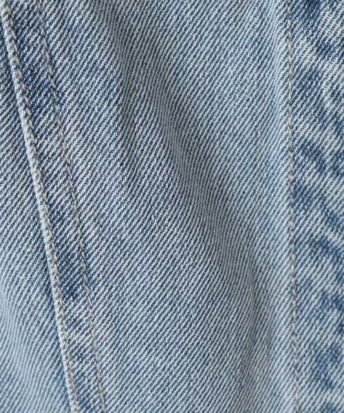 earth music&ecology(アースミュージックアンドエコロジー)の「フロントジップデニムビスチェ(ベスト・レディース・ライトインディゴブルー/ブラック・FREE)」の20枚目の写真