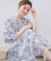 couture brooch｜クチュールブローチのワンピース/ドレス（ブルー