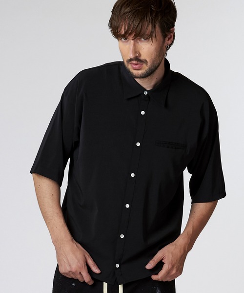 NO ID.(ノーアイディ)の「【NO ID.】Chambray Big Shirt / シャンブレー ビッグ シャツ(シャツ/ブラウス・メンズ・グレー/ブルー/ブラック・ONE SIZE)」の17枚目の写真
