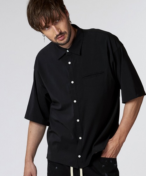NO ID.(ノーアイディ)の「【NO ID.】Chambray Big Shirt / シャンブレー ビッグ シャツ(シャツ/ブラウス・メンズ・グレー/ブルー/ブラック・ONE SIZE)」の18枚目の写真
