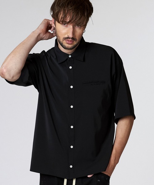 NO ID.(ノーアイディ)の「【NO ID.】Chambray Big Shirt / シャンブレー ビッグ シャツ(シャツ/ブラウス・メンズ・グレー/ブルー/ブラック・ONE SIZE)」の19枚目の写真