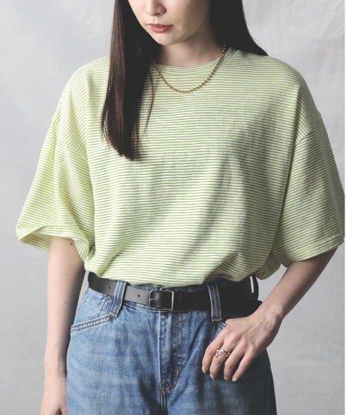 セール】【HONEYSUCKLE ROSE】シアースラブボーダーT（Tシャツ