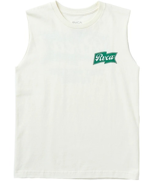 RVCA（ルーカ）の「RVCA キッズ ONSHORE TT タンクトップ 【2025年夏モデル】/ルーカキッズバックプリントマッスルタンクトップ（タンクトップ・キッズ・ブラック/オフホワイト/グリーン系その他/ピンク系その他・130/140/150/160）」の15枚目の写真